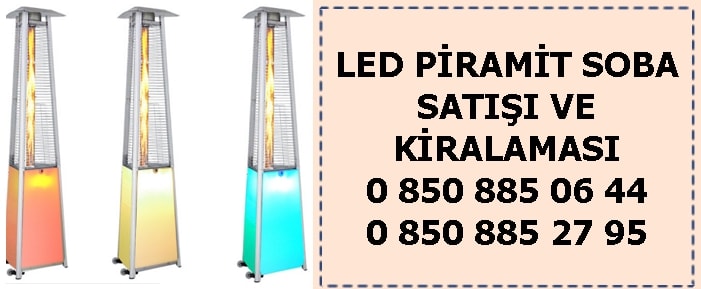 LED piramit soba satis ve kiralama - renkli isikli isitici